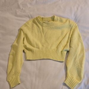 Urban Outfitters Light Yellow Knit Top